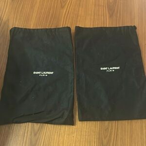 Saint Laurent dustbags x 2 for jewelryry or sunglassesss